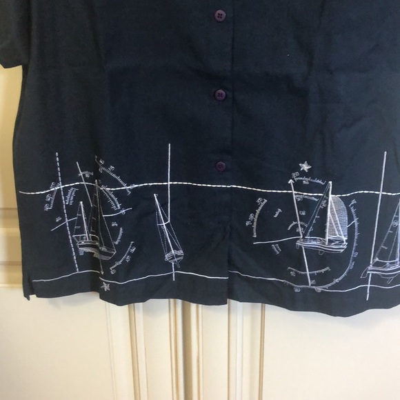 NWT Navy Sundress w/ Top - Picture 6 of 6